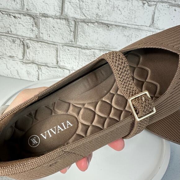 Vivaia Flats Margot Mary Janes Flats with Buckle Washable Square toe 8.5 / 39.5 - Picture 5 of 9